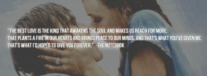 The Notebook Quote Cover