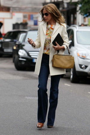 Trinny Woodall: Pears Shape, Wedges Heels, Cut Jeans, White Jackets ...