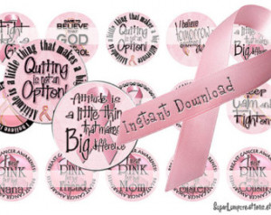 Breast Cancer Awareness 1 inch circ le Tags, Group 2 Stickers, Bottle ...