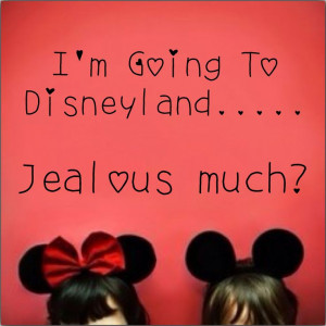 going to Disneyland jealous much.....we'll Vince Joe Kaelynne and ...
