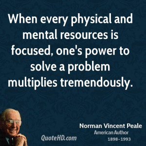 Norman Vincent Peale Power Quotes