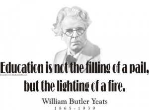 .com presents William Butler Yeats and his famous quote 