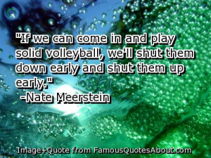 Inspirational Quotes About Volleyball