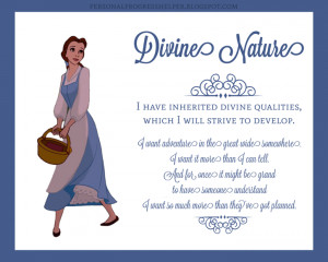 Young Women's Values with Disney Princesses: Divine Nature