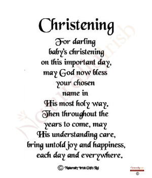 Related Pictures verses christening verses christening poems new baby ...