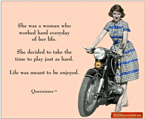 Queenisms are original trademarked works of art by authors, Cindy ...