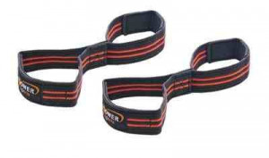 Weight Lifting Straps POWER LIFTS Figure 8's - Padded Protection 1 ...
