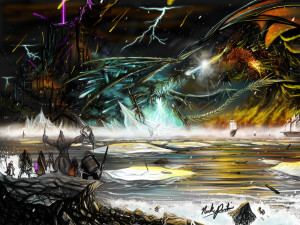 Deathwing World of Warcraft Fan Art