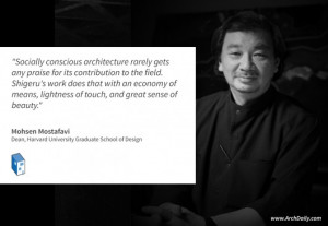 Critics and Peers Comment on Shigeru Ban’s Pritzker Prize