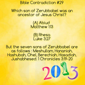 Bible Contradiction #29