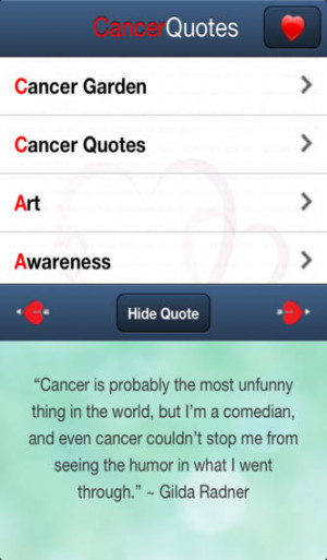 Cancer Quotes 1.0