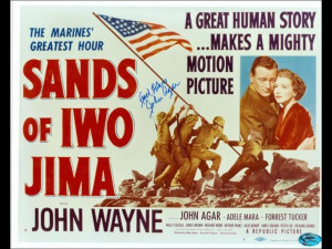 John Agar autographed 8x10 Photo (Sands of Iwo Jima) Image #3