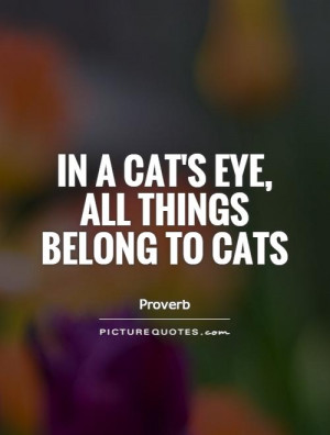 Cat Quotes Proverb Quotes Belonging Quotes