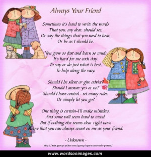 Free friendship poems and quotes