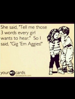 Every girl wants to hear