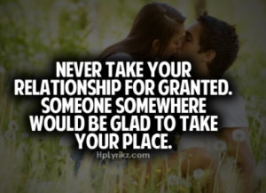 Never Take Woman For Granted