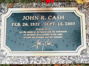 Johnny Cash - Singer, Songwriter, Musician, Actor, Entertainer.