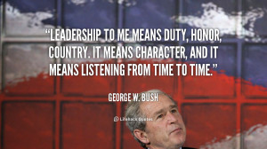 George W Bush Quotes