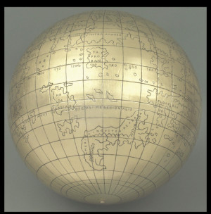 Replica of the Jagiellonian Globe made of gilded wood, c.1974.