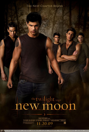 New Moon Poster - Jacob and the Wolf Pack