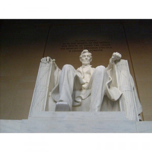 Abraham Lincoln (Memorial Sculpture) Art Poster Print - 19x13
