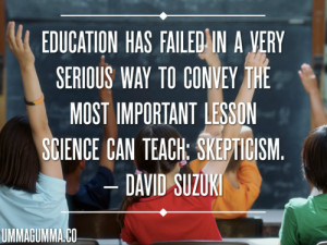 Skepticism in the classroom
