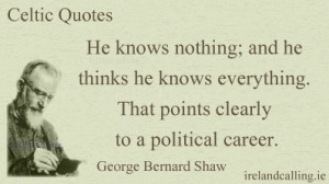 GB-Shaw_He-knows-nothing_OK George Bernard Shaw quotes on politics