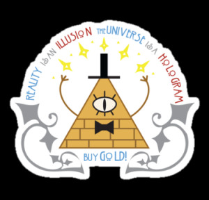 Bill Cipher -- Art Nouveau by taxdollars