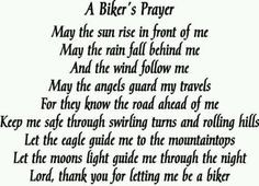 bikers prayer More
