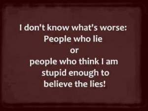 people who lie quote