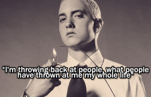 Eminem Quotes About Success Real slim shady eminem quote