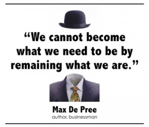 Max De Pree on Personal Change