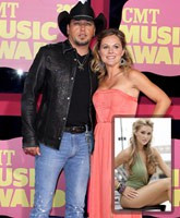 Jason Aldean gets cozy with someone other than wife, blames it on the ...
