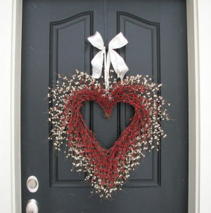 The Doors, Christmas Decoration, Valentine Day, Heart Wreaths, Nice ...