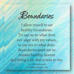Boundaries More
