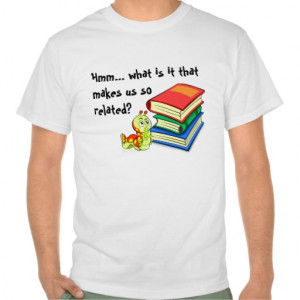 Bookworm Funny Design T Shirts