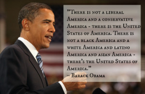 Beautiful words about a united United States of America from our ...
