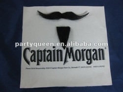 Carnival Captain Morgan mustache and beard M-U031