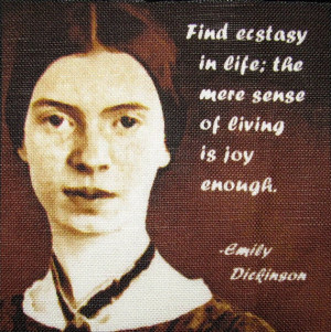 EMILY DICKINSON QUOTE - Printed Patch - Sew On - Vest, Bag, Backpack ...