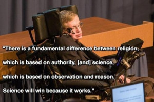 There is a fundamental difference between religion, which is based on ...