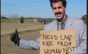 picture of Sacha Baron Cohen playing Borat, his Kazakh character ...