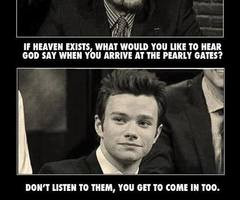Ladies and gentleman, Chris Colfer | via Tumblr