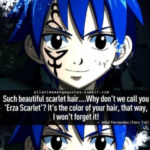 Jellal to Erza quotes, Fairy Tail
