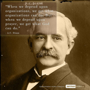 When we depend upon organizations, we get what organizations can do ...