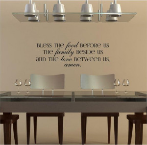 ... , The Family Beside Us And The Love Between Us, Amen vinyl wall decal