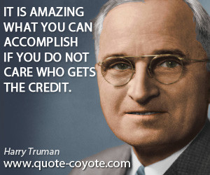 harry truman quotes on leadership