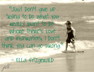 Ella Fitzgerald quote
