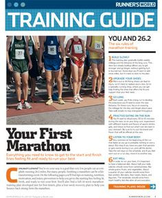 Is running a marathon on your bucket list? Download this free PDF with ...