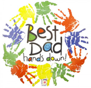Best Dad Hands Down Balloon...
