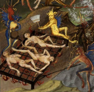 Bizarre and vulgar illustrations from illuminated medieval manuscripts